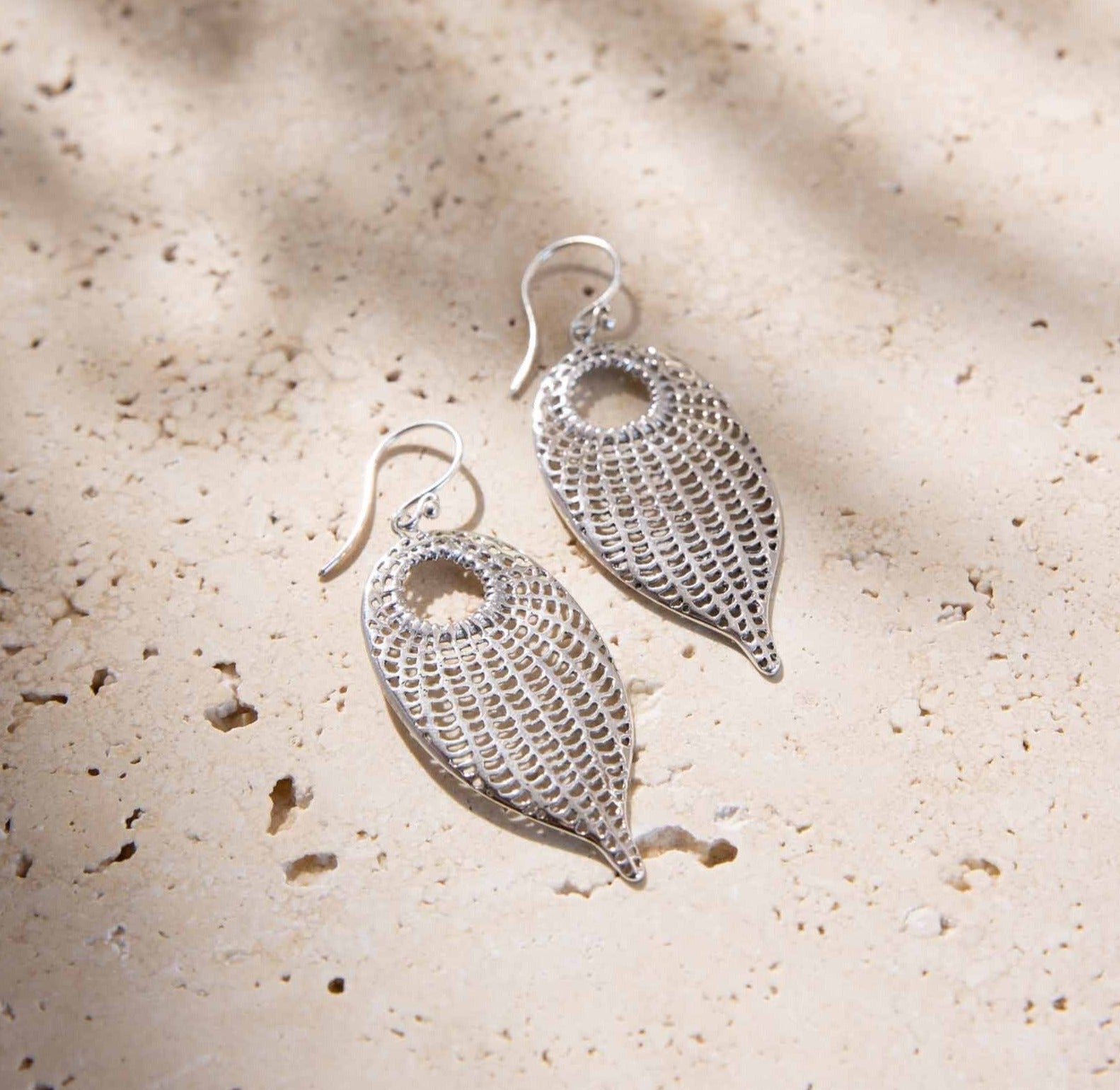 Silver on sale filigree earrings