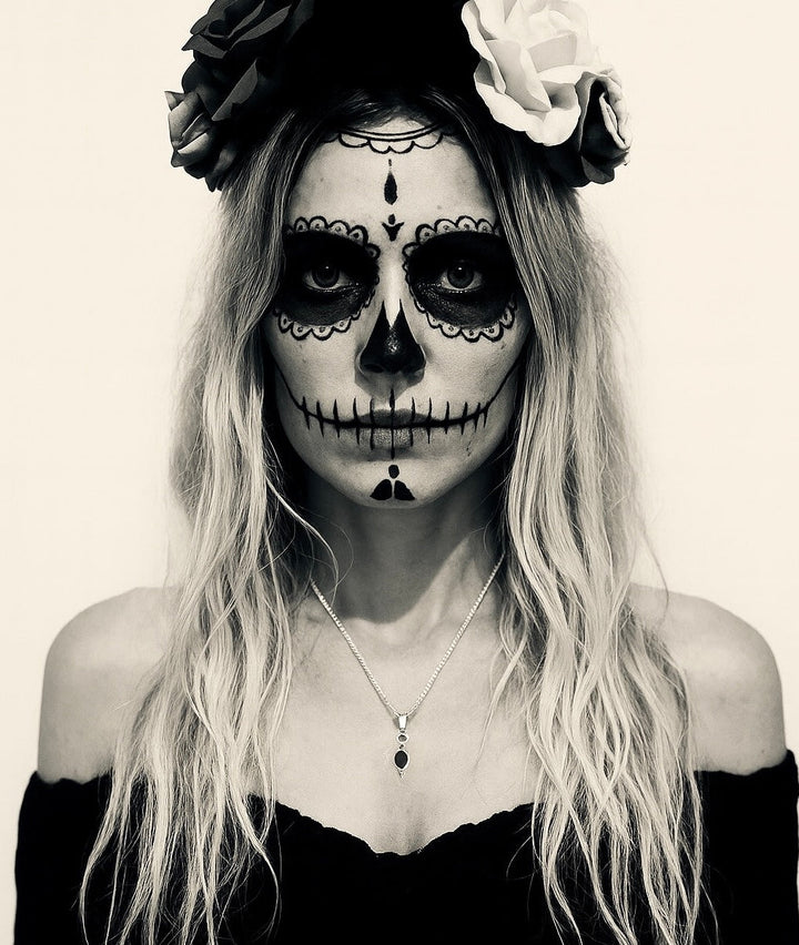 Halloween Inspired Jewellery: Black Onyx and Ghostly White Chalcedony for Spooky Everyday Style