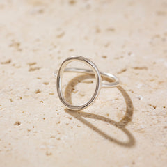 Tarutao - Sterling Silver Oval Ring