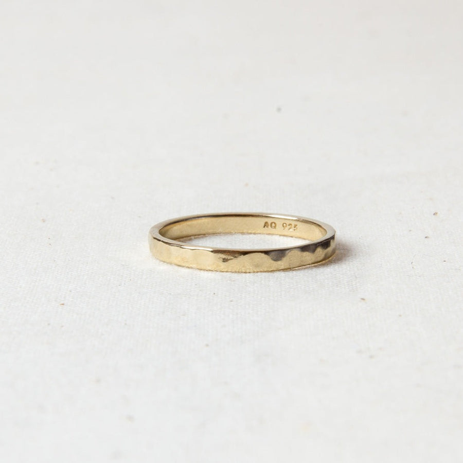 Agonda - Skinny Gold Stacking Ring