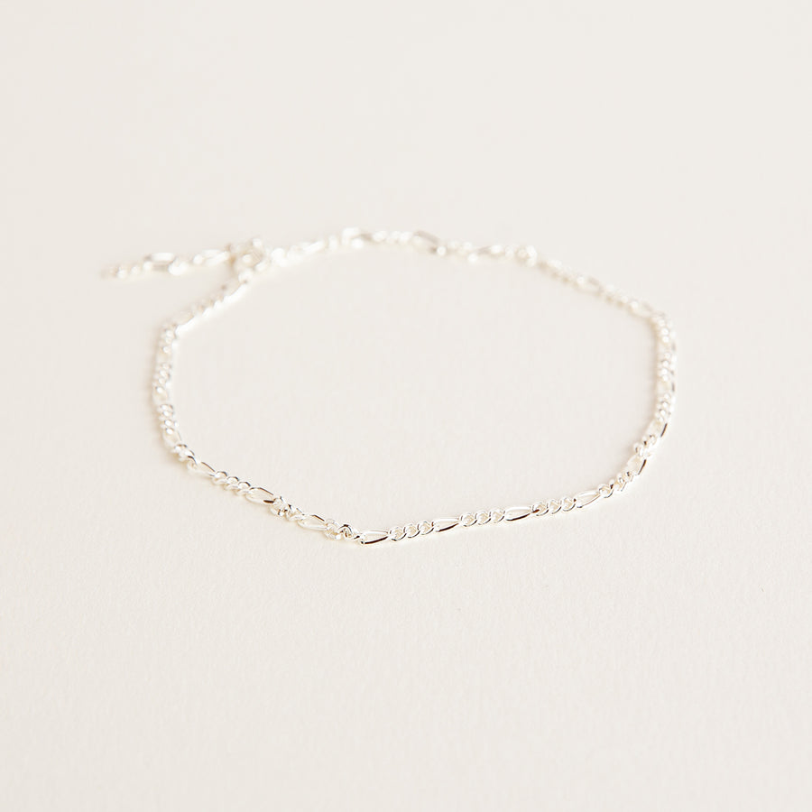 Isabela - Dainty Silver Chain Anklet/Bracelet