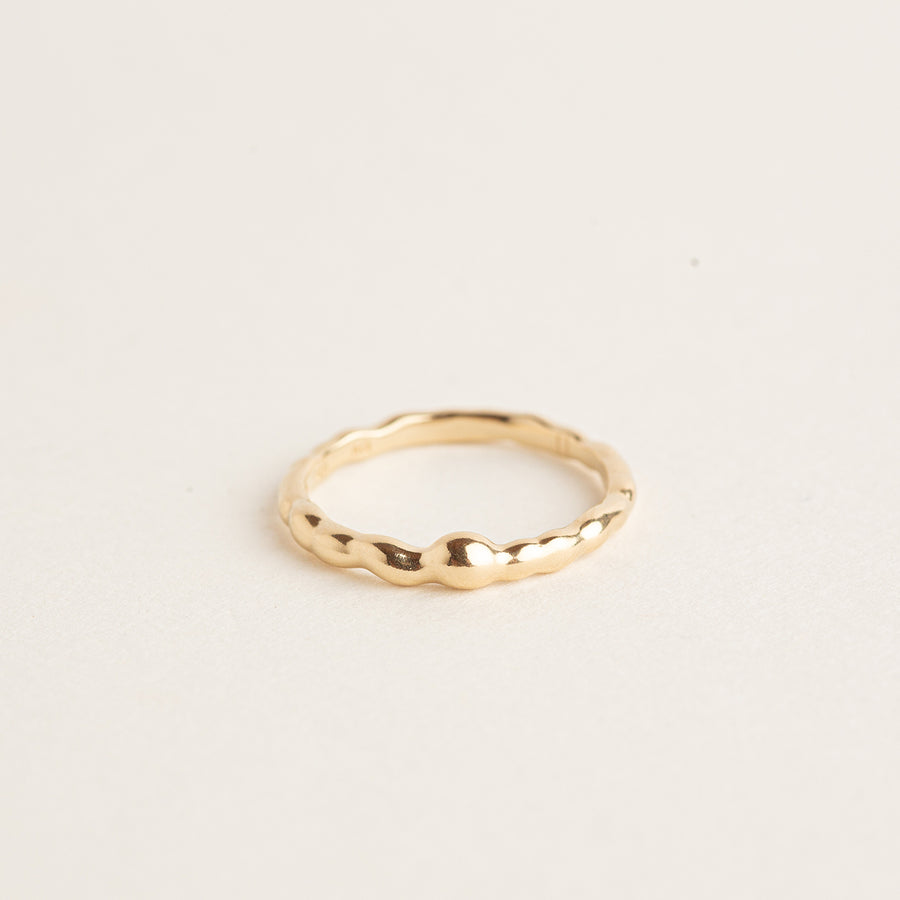 Tanna Molten gold Ring