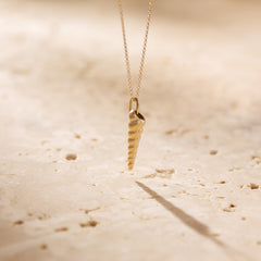 Koh Lanta - 14ct Gold Vermeil Conch Shell Pendant Necklace