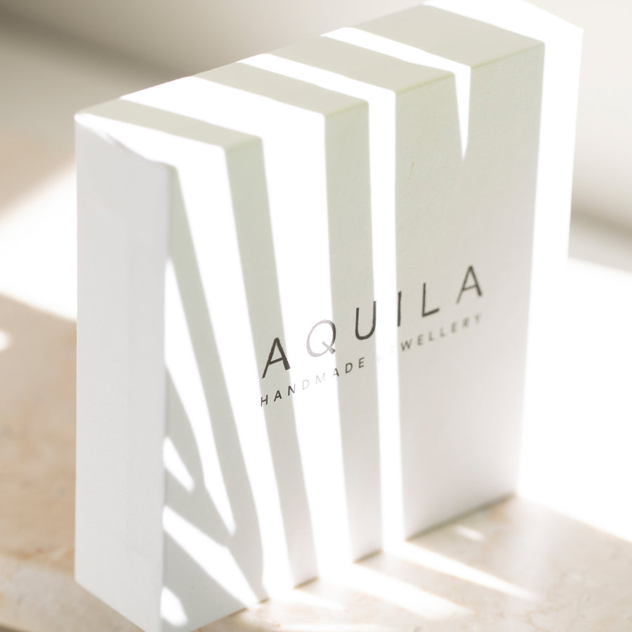 Udaipur - Silver White Chalcedony Pendant