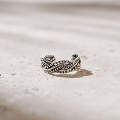 Koh Lanta - Twisted Silver Toe Ring