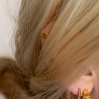 Agonda - Hammered Gold Ear Cuff